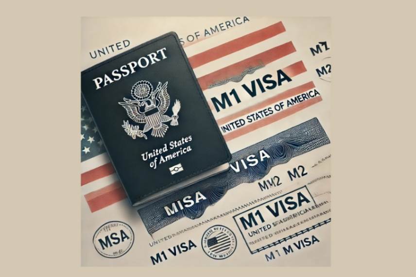 USA M-1 Student Visa and M-2 Dependent Visa Application Support